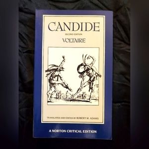 Candide by Voltaire. Book. Classic Literature. Novel. Reading. Voltaire. Satire.